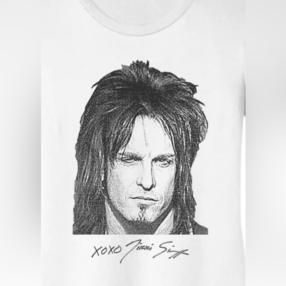 Nikki Sixx MUGSHOT LADIES TEE | Size Medium - Picture 3 of 7